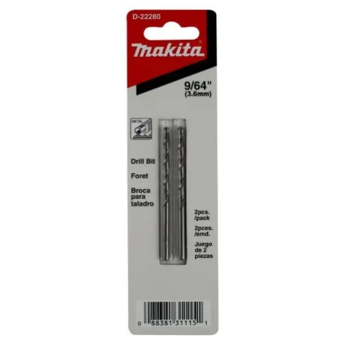 Broca HSS-G 9/64" (2 pzas)